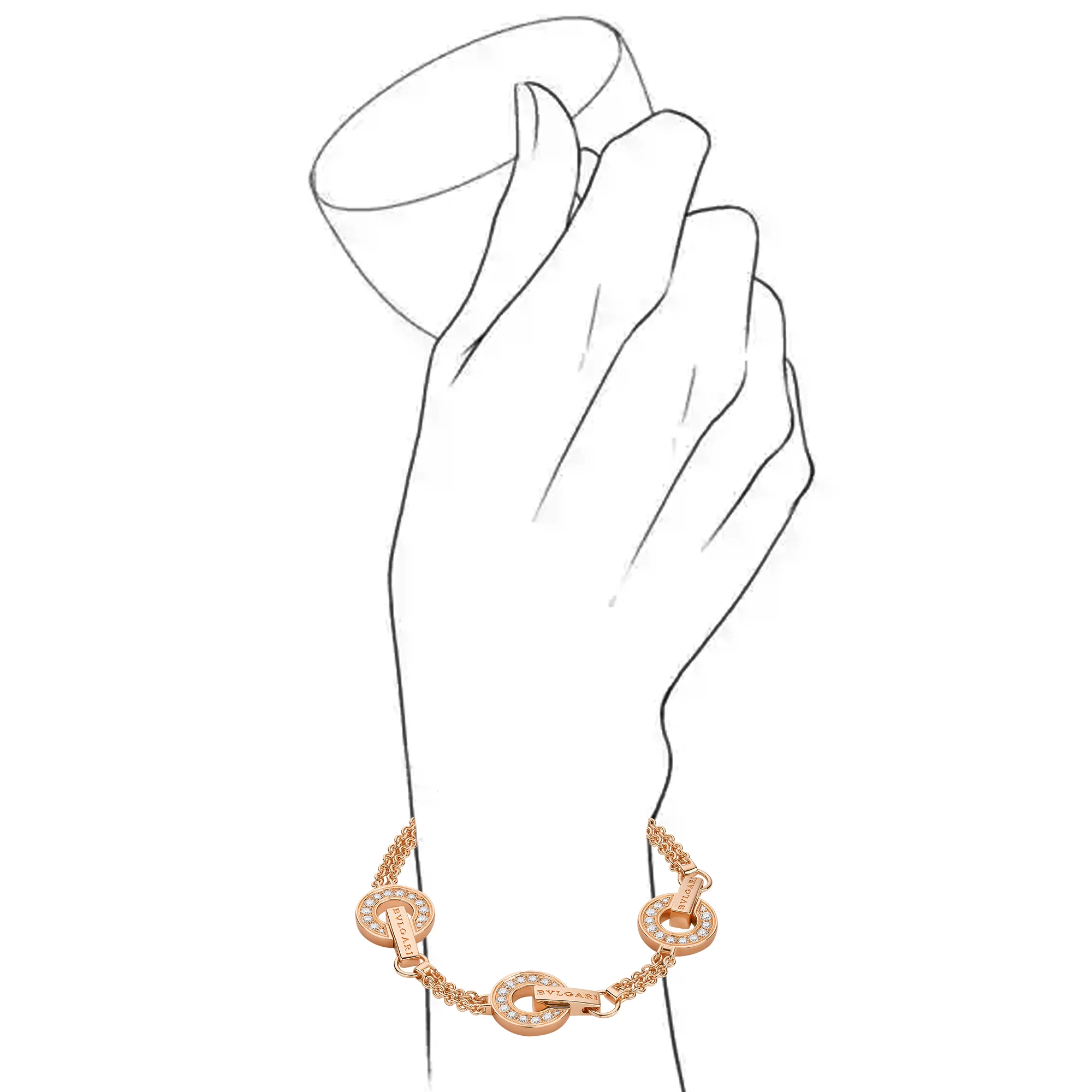 

Pure silver s925 BV round hollow diamond inlaid bracelet, retro exquisite and high-end, enhancing the charm of women's jewelry