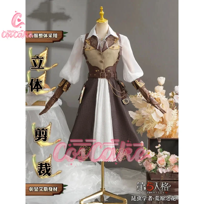 Identity V Melly Plinius Entomologist Flowers Of The Wasteland Cosplay Costume Cos Game Anime Party Uniform Hallowen Play Role