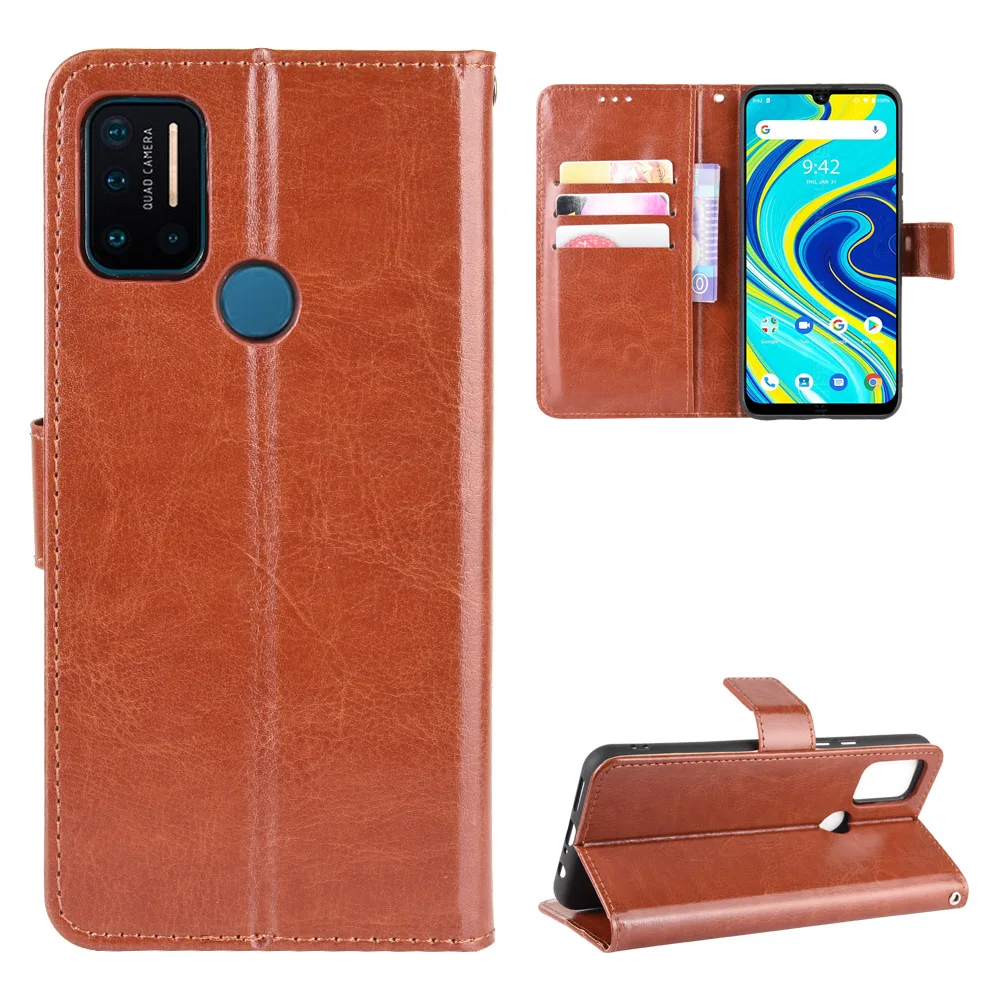 Fashion Wallet PU Leather Case Cover For UMIDIGI A7 Pro Flip Protective Phone Back Shell Card Holders Umidigi A7 A7S/A9 A9 Pro