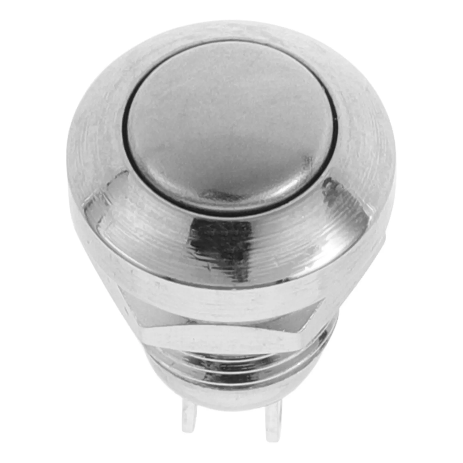 Momentary Auto Reset Button Switch Stainless Door Entry Push Starter 8Mm Universal Control Doorbell Switch