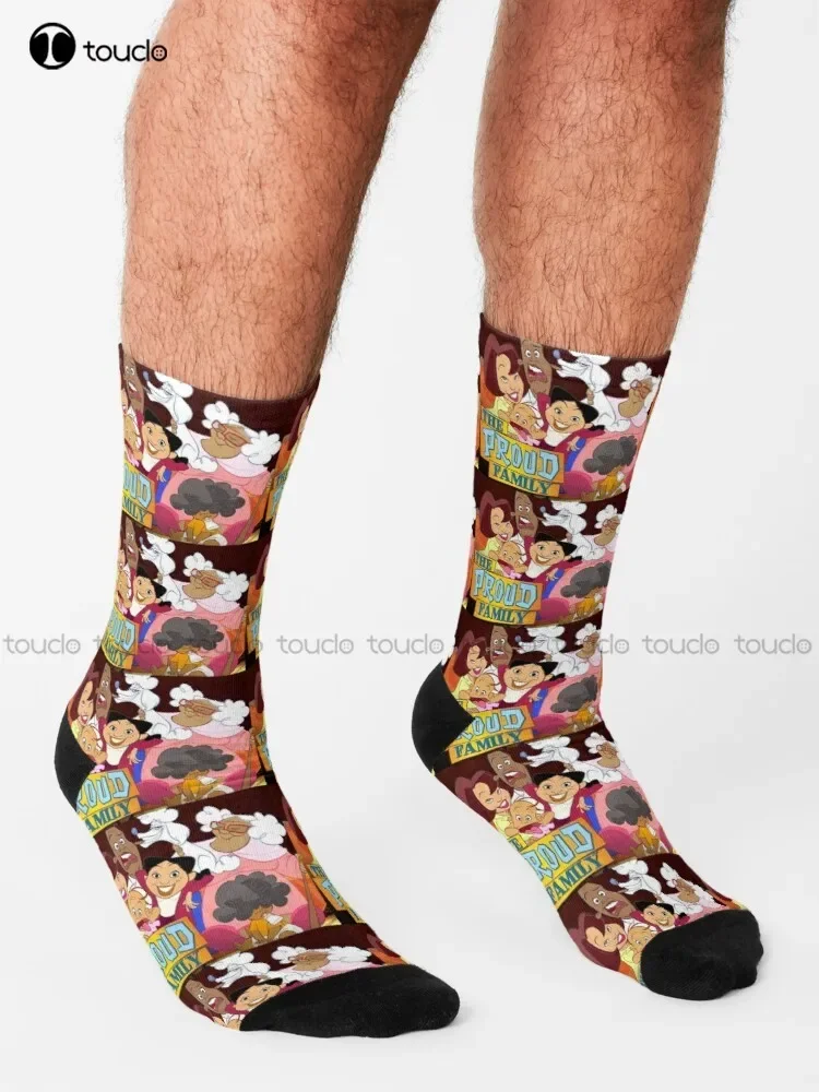 The Proud Family Socks Socks For Boys Personalized Custom Unisex Adult Teen Youth Socks 360° Digital Print Fashion New