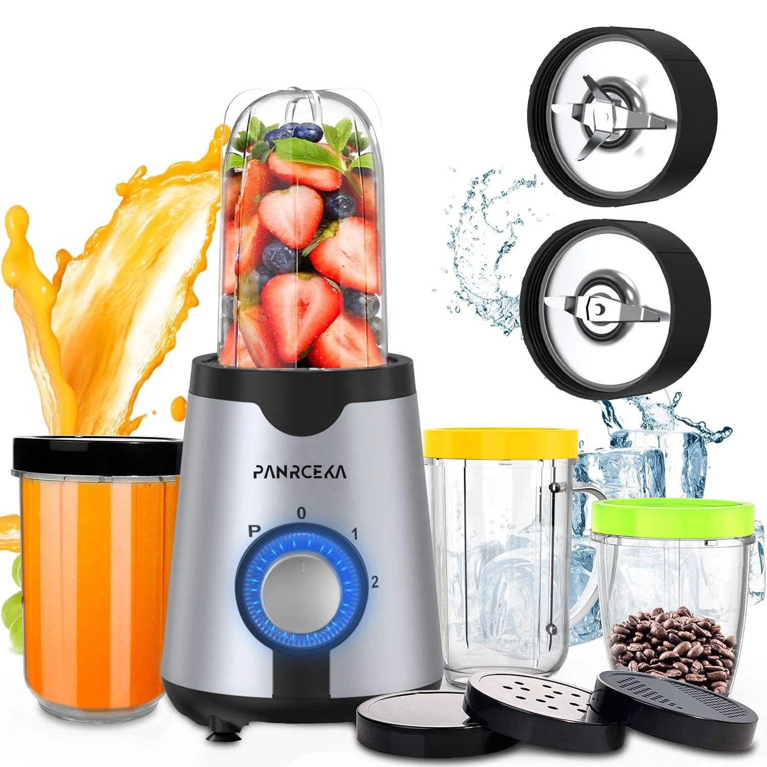 PANCERKA Portable Electric Juicer Blender  Fresh Fruit Juice Blender Smoothie Maker Blender for Travel Kitchen US Shipping