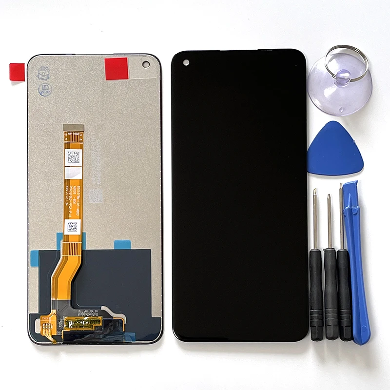 Original For Oppo Realme Narzo 50i 50A LCD Display Screen Frame Touch Panel Digitizer For Realme Narzo 50 RMX3286 LCD Assembly