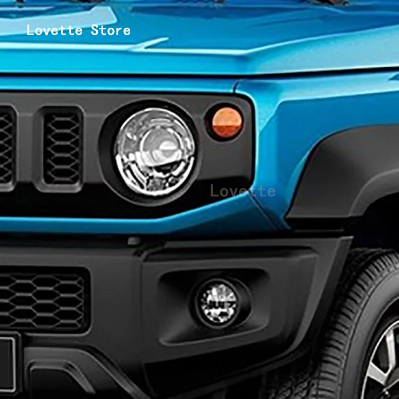 Car Accessories For Suzuki JIMNY 2019-2023 Car Headlight Protective Film Front Lamp Smoked Black TPU Sticker