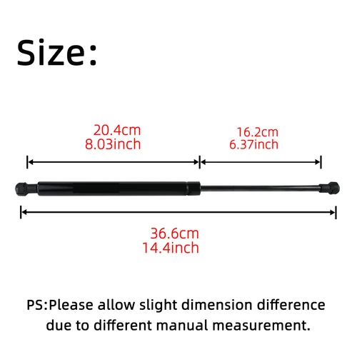 Imagen 2 del producto Para BMW Serie 3 E90 E91 E92 E93 delantero 2004-2013 OE 51237060550 capó puntales de Gas soporta capós de coche varilla de presión