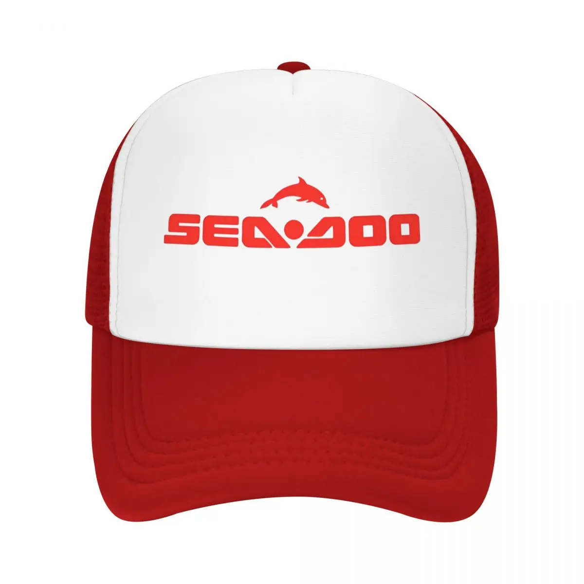 Seadoo Watercraft Mesh Baseball Cap Men Women Hip-Hop Sun Caps Jetski Boats Hat Adjustable Polyester Trucker Cap Summer