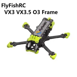 FlyFishRC Volador VX3 VX3.5 O4 Freestyle Frame Kit compatible with DJI O3/O4 PRO Air Unit for FPV RC Racing Drone kit