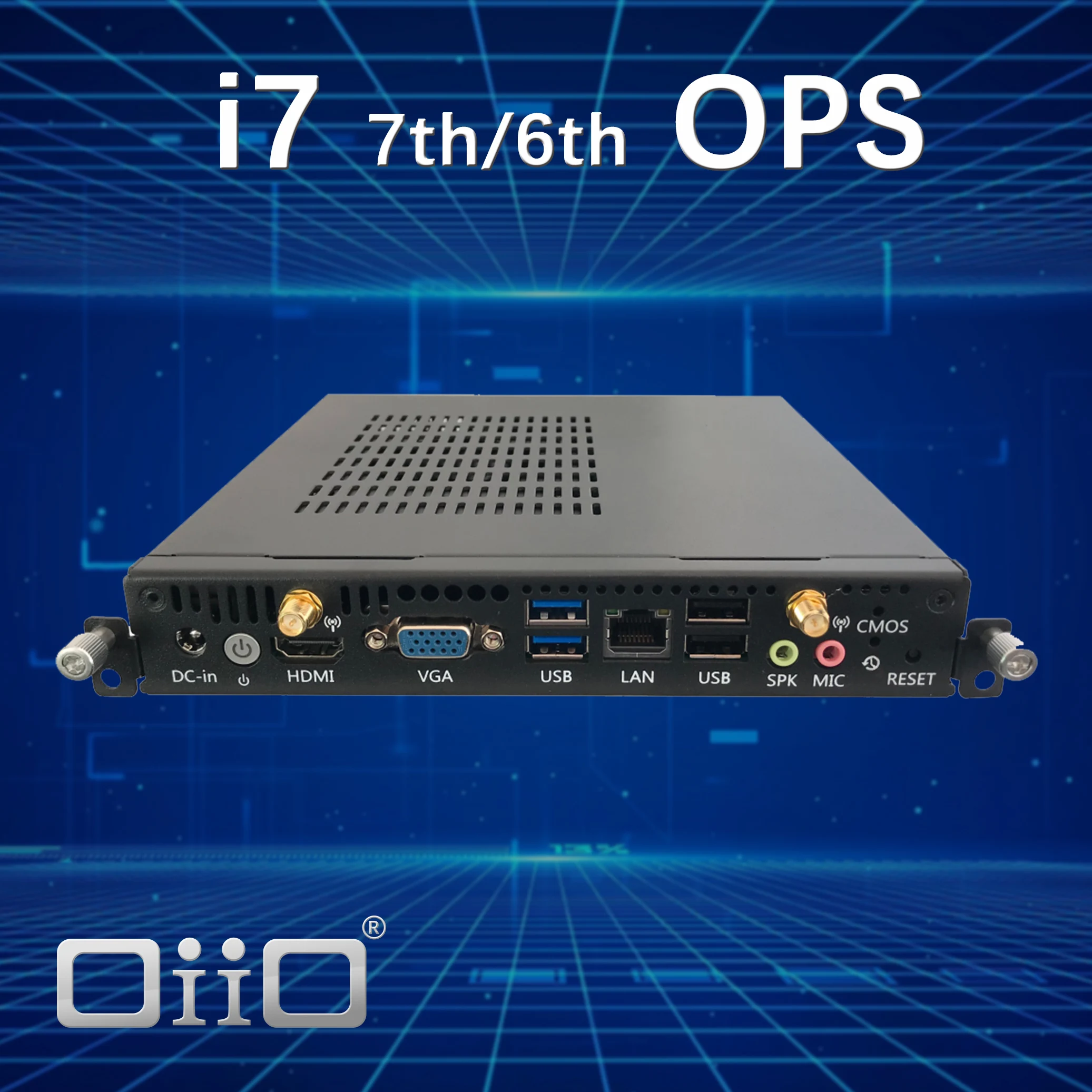 OPS i7 6th Mini PC Computer Intel Core I7-6500U Processor Windows 11 Pro For Conference Teach Screen Built-in Host Module SSD