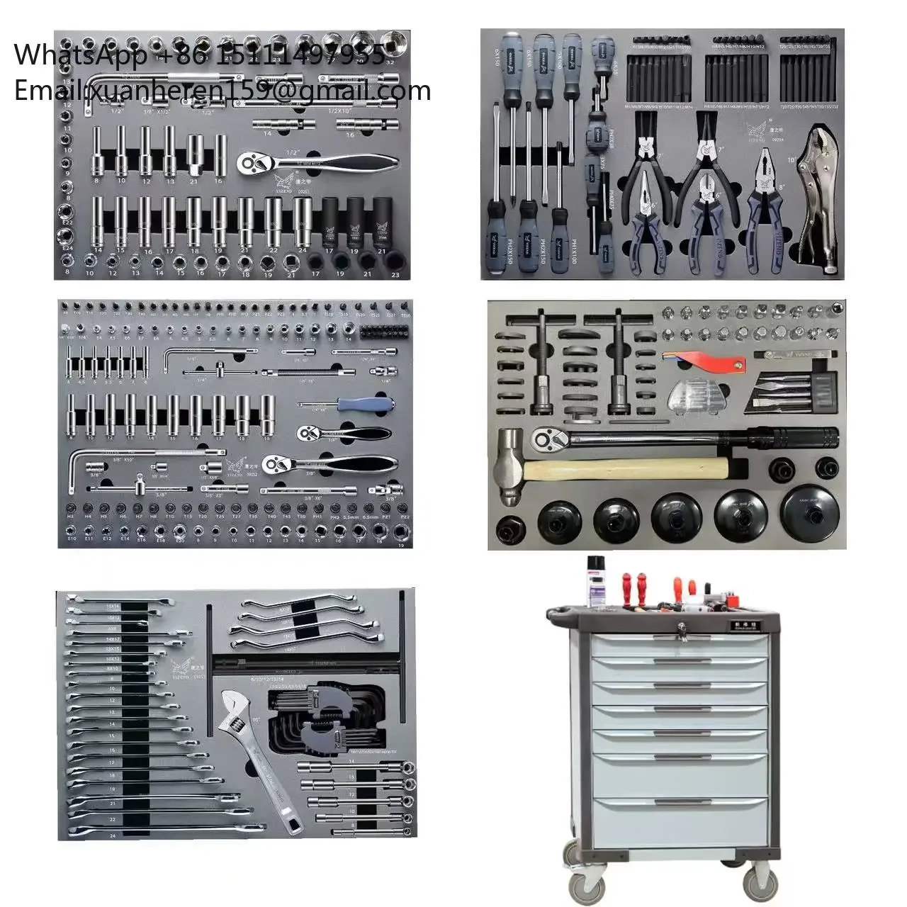 386pcs Vehicle Repair Tools Including Tool Carts Essential Equipment for Automotive Maintenance