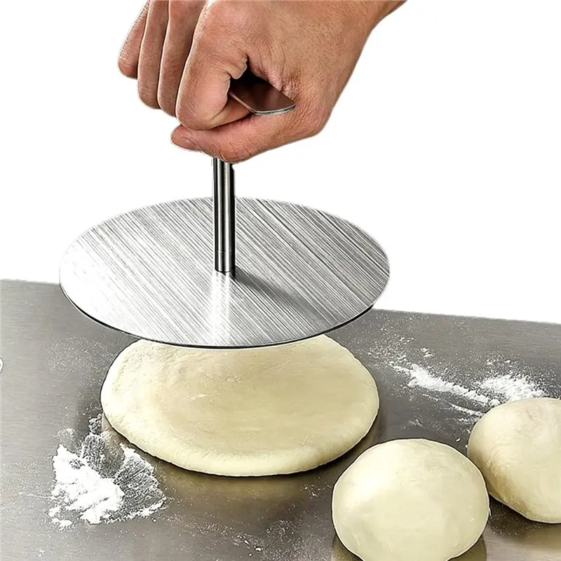 Stainless Steel Tortilla Press - Multi-Functional Dough Maker for Corn & Flour Tortillas, Gluten-Free