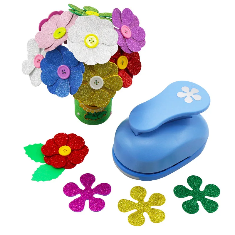 4.5CM-5cm multi shape punch for children Paper Cuttings making DIY necessary scrapbook hand embossing tool