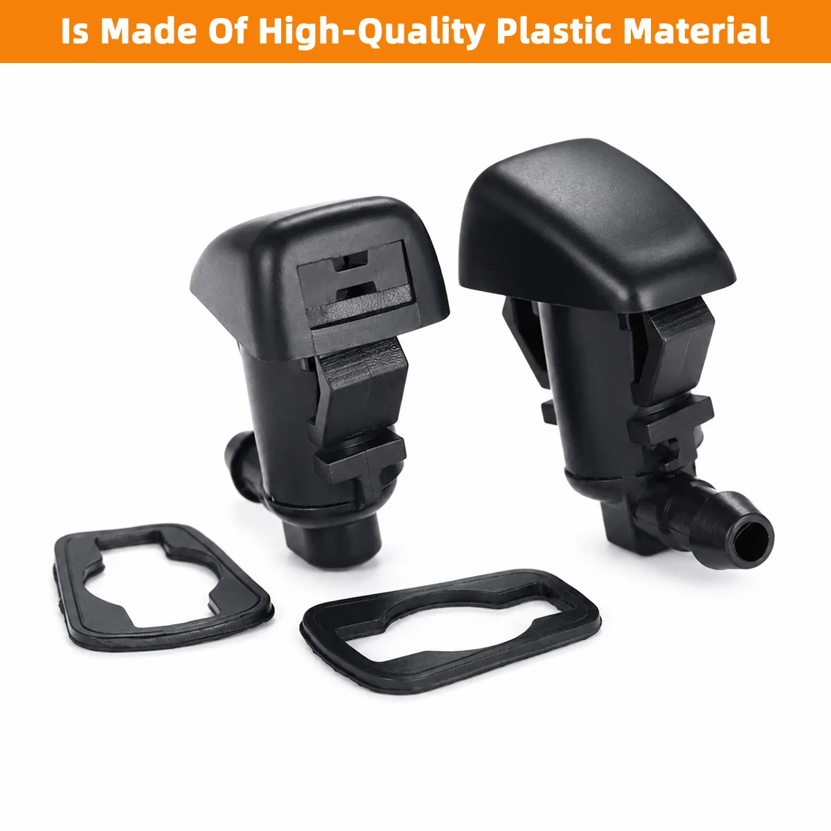 2 Stück Auto-Frontscheiben-Wasserdüse, 55079049AA, 8265A1282, passend für Jeep Grand Cherokee, Commander, Dodge Nitro, Mitsubishi Galant – Detail 5