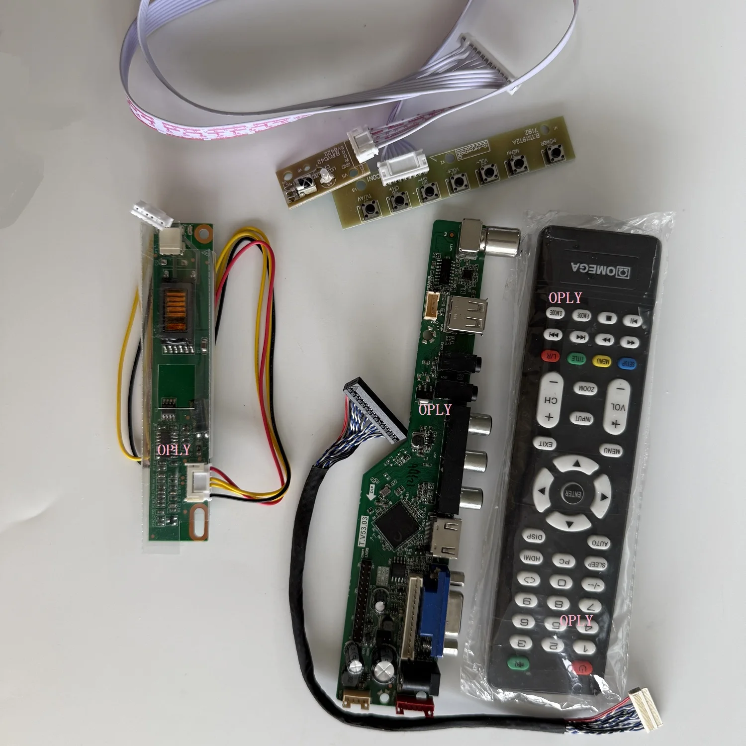 

Комплект платы контроллера для телевизора, совместимый с HDMI, AV, VGA, USB, RF для B170PW03 V4 B170PW01 B170PW03, 17-дюймовый ЖК-монитор с разрешением 1440X900