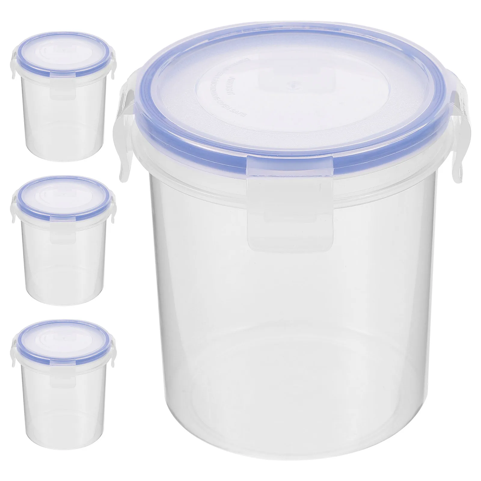 

4 Pcs Cereal Box Large Mouth Food Cup Milk Jar Oatmeal Breakfast Container Jar Portable Yogurt Cup Breakfast Storage 500ML