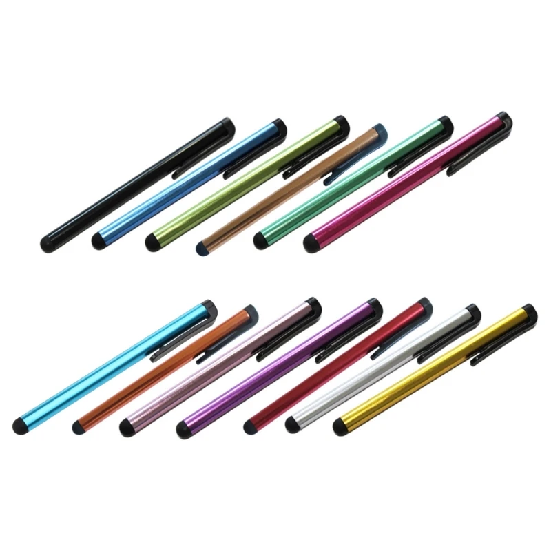 E9LB Clip Design Capacitive Pencil for Touch Screen Pen for Phone Tablet Use Lightwei