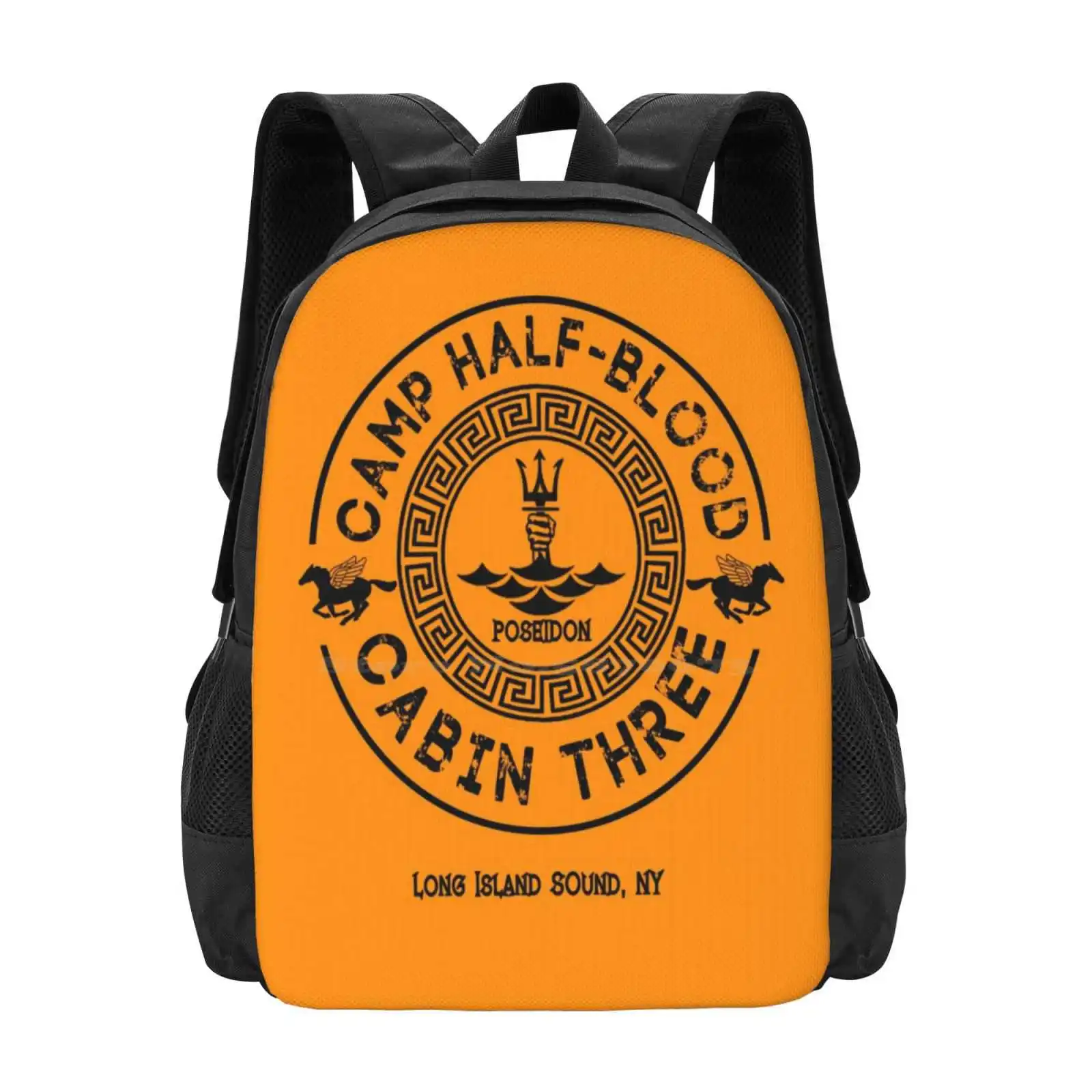 

Percy Jackson - Camp Half - Blood - Cabin Three - Poseidon Hot Sale Backpack Fashion Bags Pjo Percy Jackson Tumblr Poseidon Camp