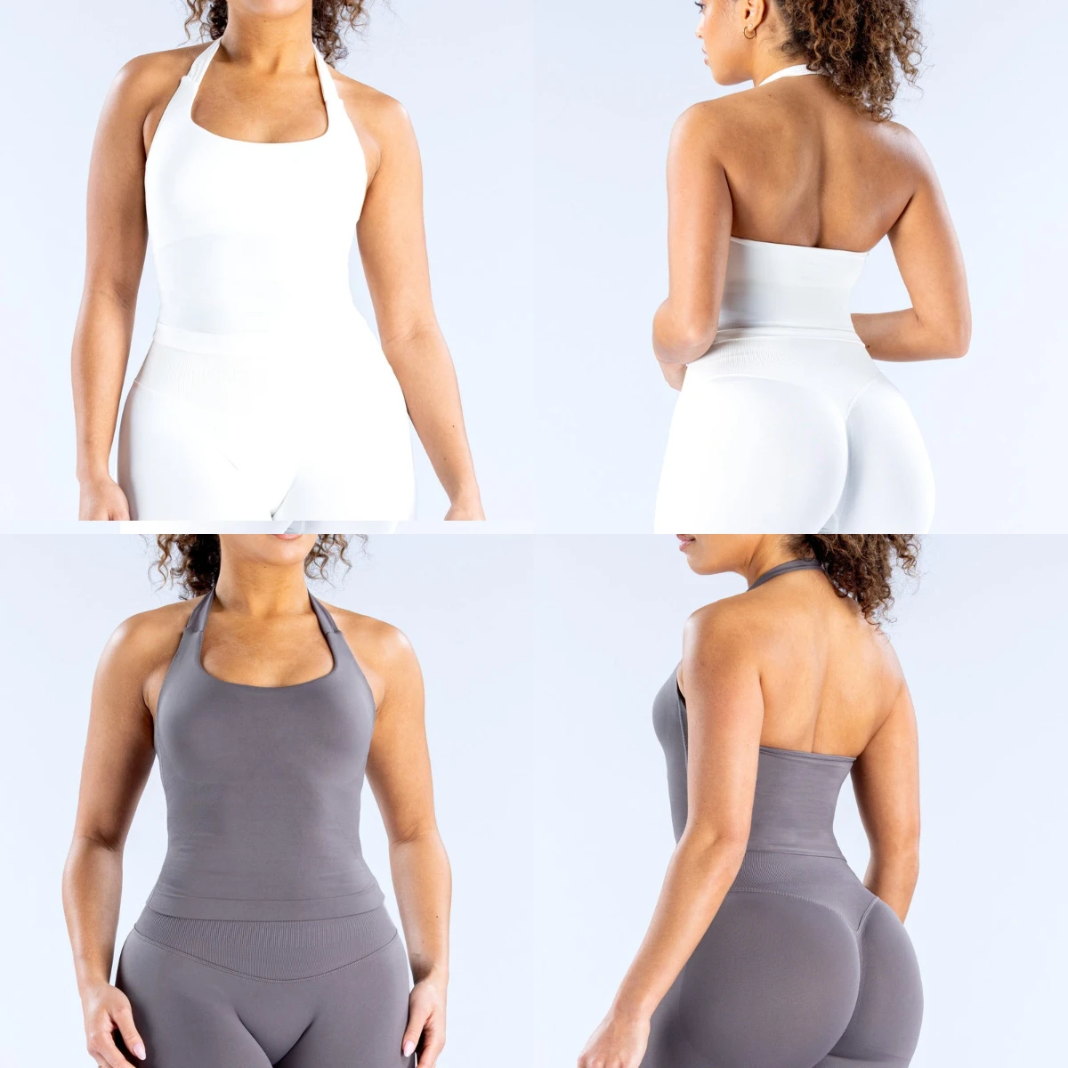 Dfyoga duas peças roupas de yoga conjunto calças mulher halter topo esportes leggings calça ginásio conjuntos treino pilates roupas