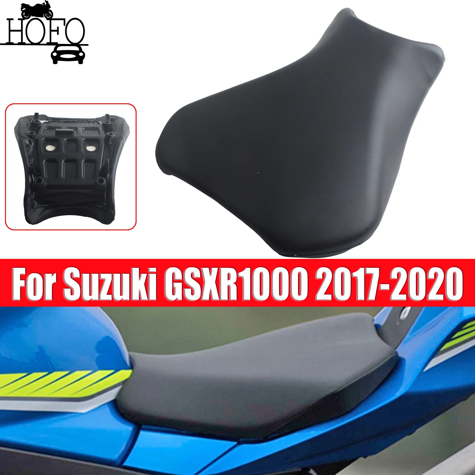 

Front Rider Driver Seat Cushion For Suzuki GSXR1000 2017-2020