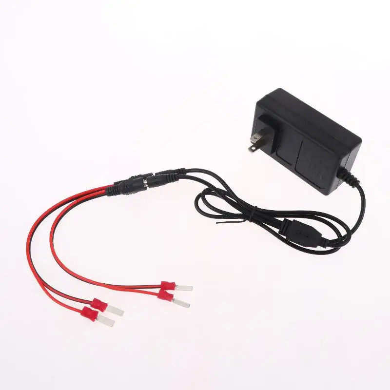 Portable Dual-head Lithium Battery Charger Overload Protection 18V 21V 24V Fireproof Material for Home Safe Charging