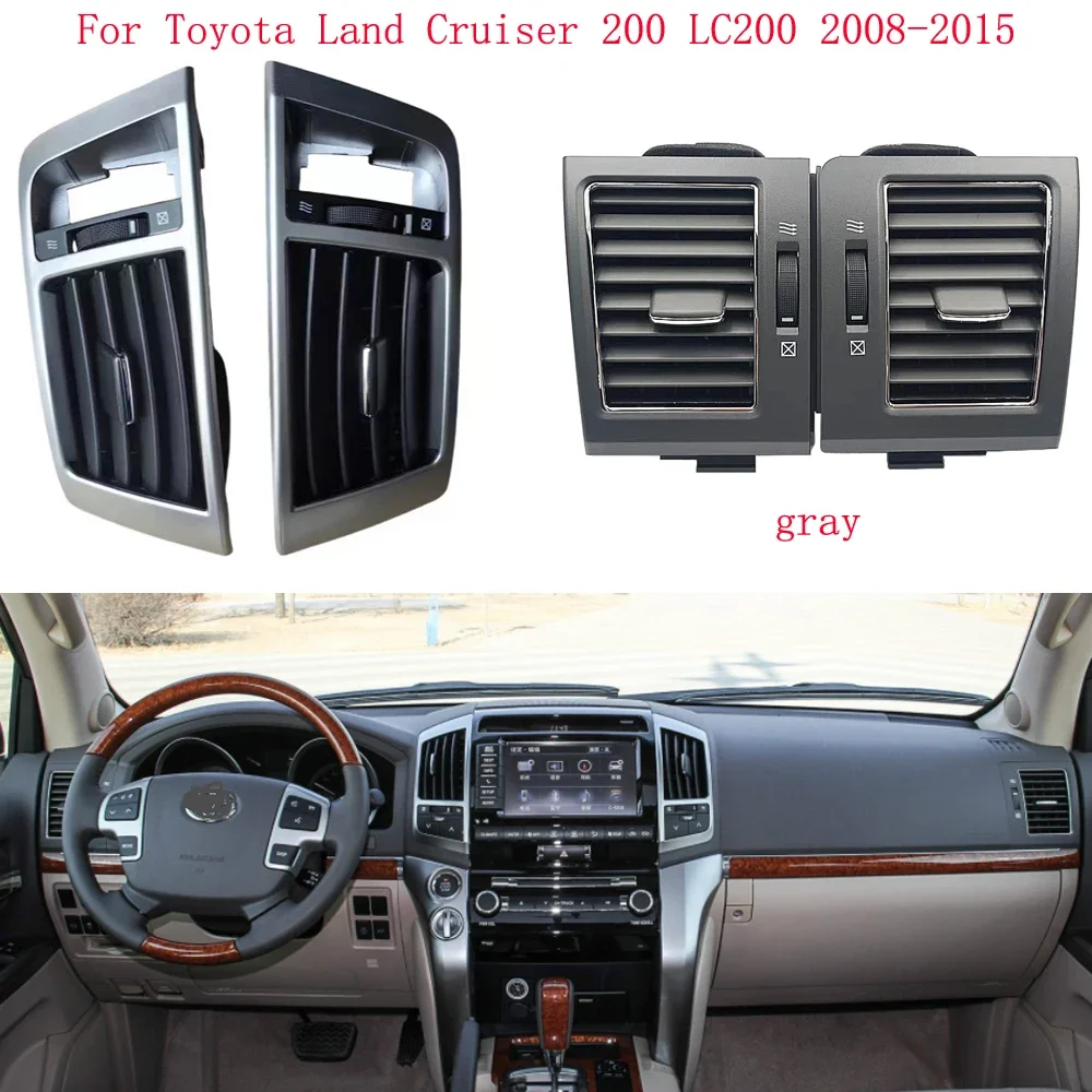 For Toyota Land Cruiser 200 LC200 2008 2009 2010-2015 Grill Car A/C Air Conditioner Outlet Air Fresh Grill outlets Assembly