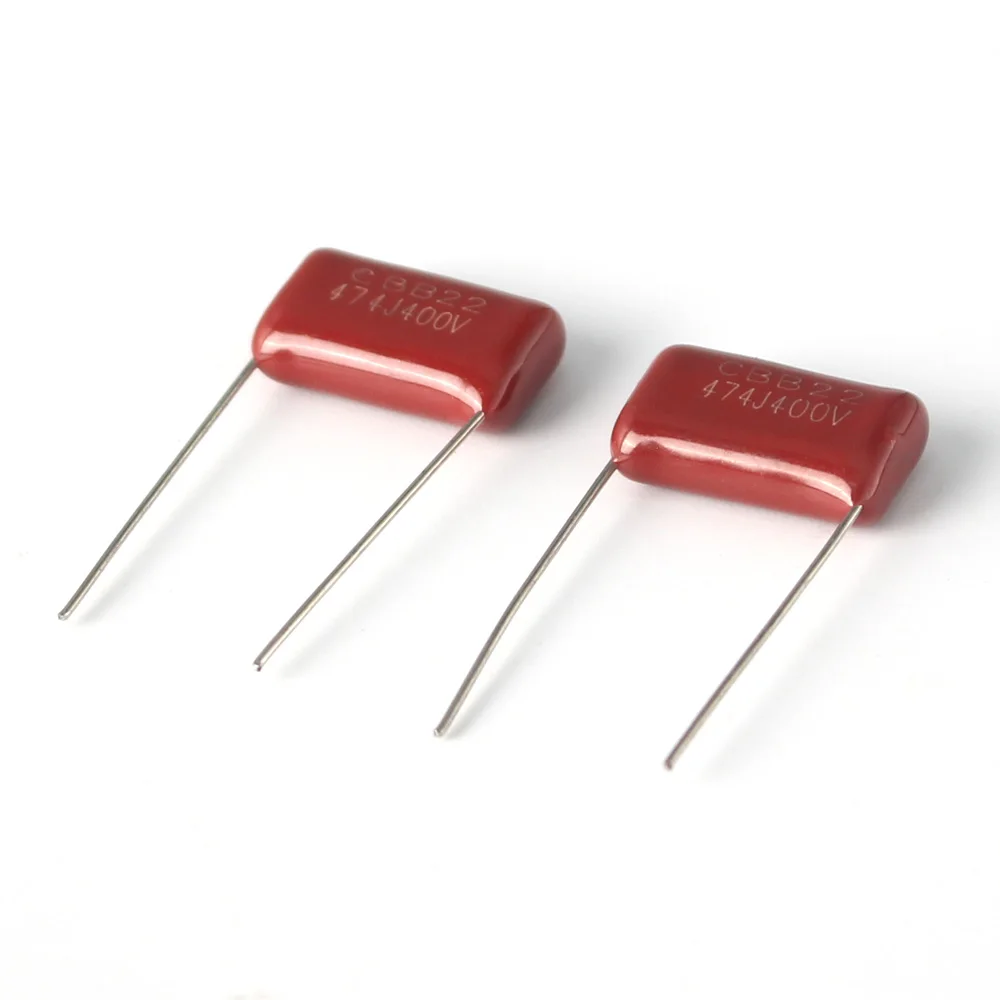 40PCS 400V CBB Capacitors 104J 0.1uF/100nF 224J 0.22uF/220nF 334 0.33uF/330nF P10mm 474 470nf P15mm Polypropylene Film Capacitor