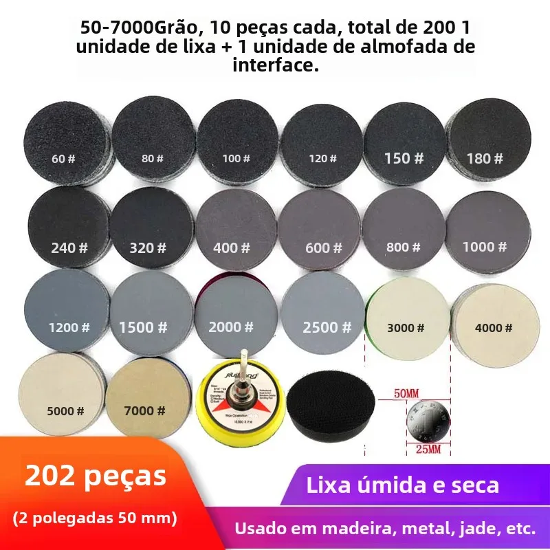 sortimento-de-lixa-seca-e-molhada-202-pecas-disco-de-lixa-de-grao-60-7000-2-50mm-papel-de-areia-a-prova-d'agua-com-gancho-e-laco-almofada-de-lixa-para-madeira