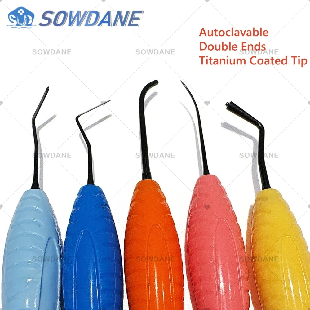 

Titanium Coating Anti Adhesion Composite Resin Filler Dental Spatula Resin Filling Set Spatula Aesthetic Restoration Set