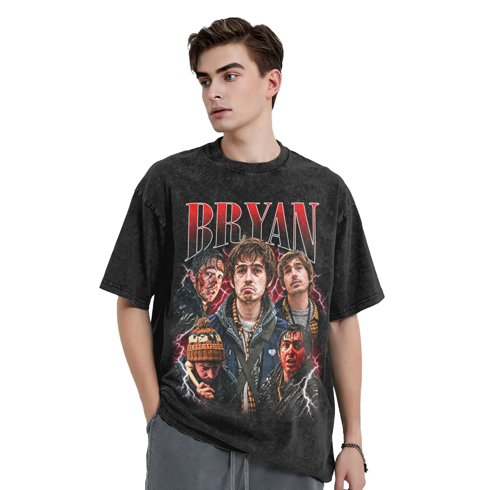 Men Resident Evil Movie Bryan Hodukavich T-Shirts  Tees Summer Vintage Short-Sleeve T Shirt O Neck Popular Print Tshirt
