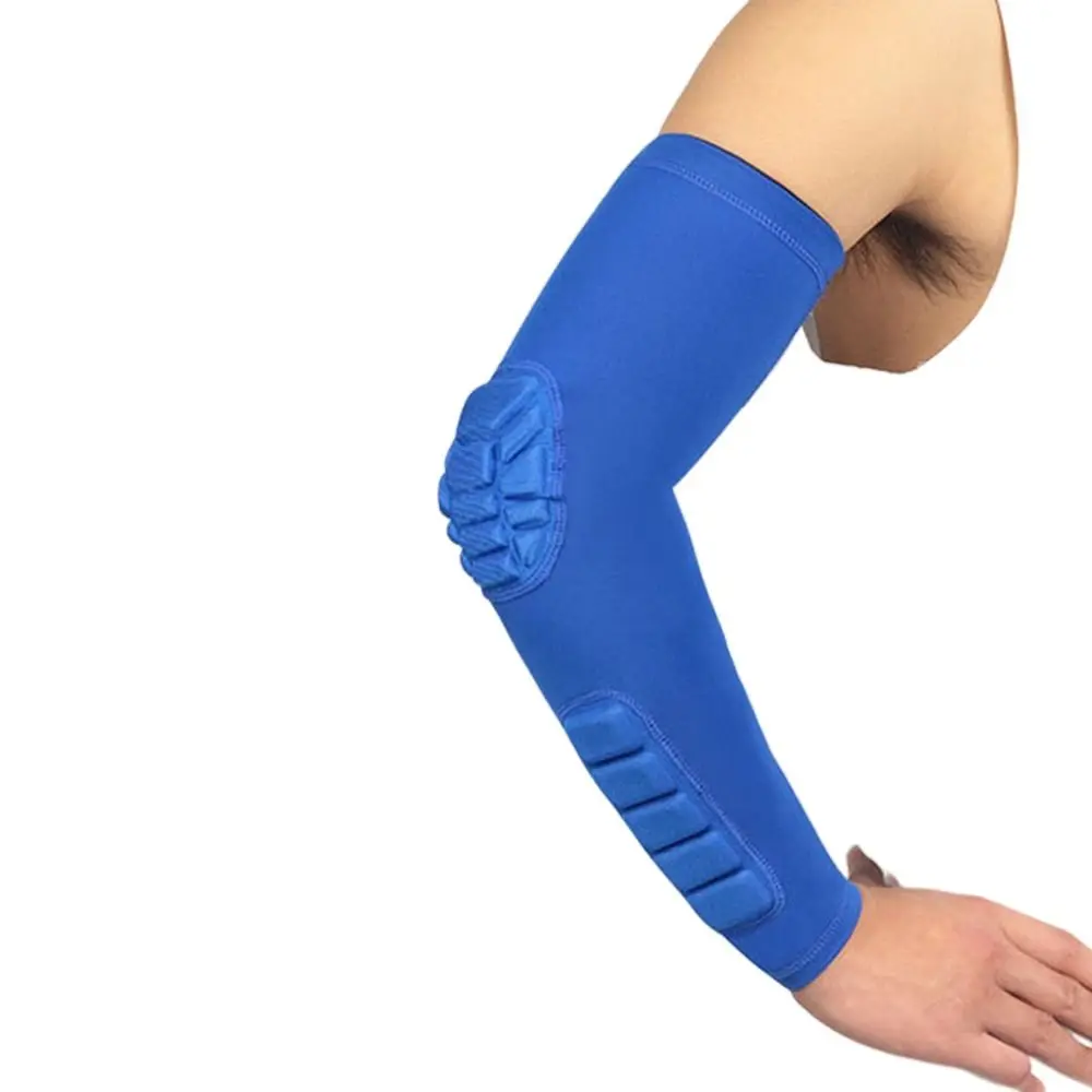 

Anti-slip Padded Elbow Forearm Sleeves Anti-Collision Compression Protection Support Honeycomb Elbow Guard Ergonomics Soft