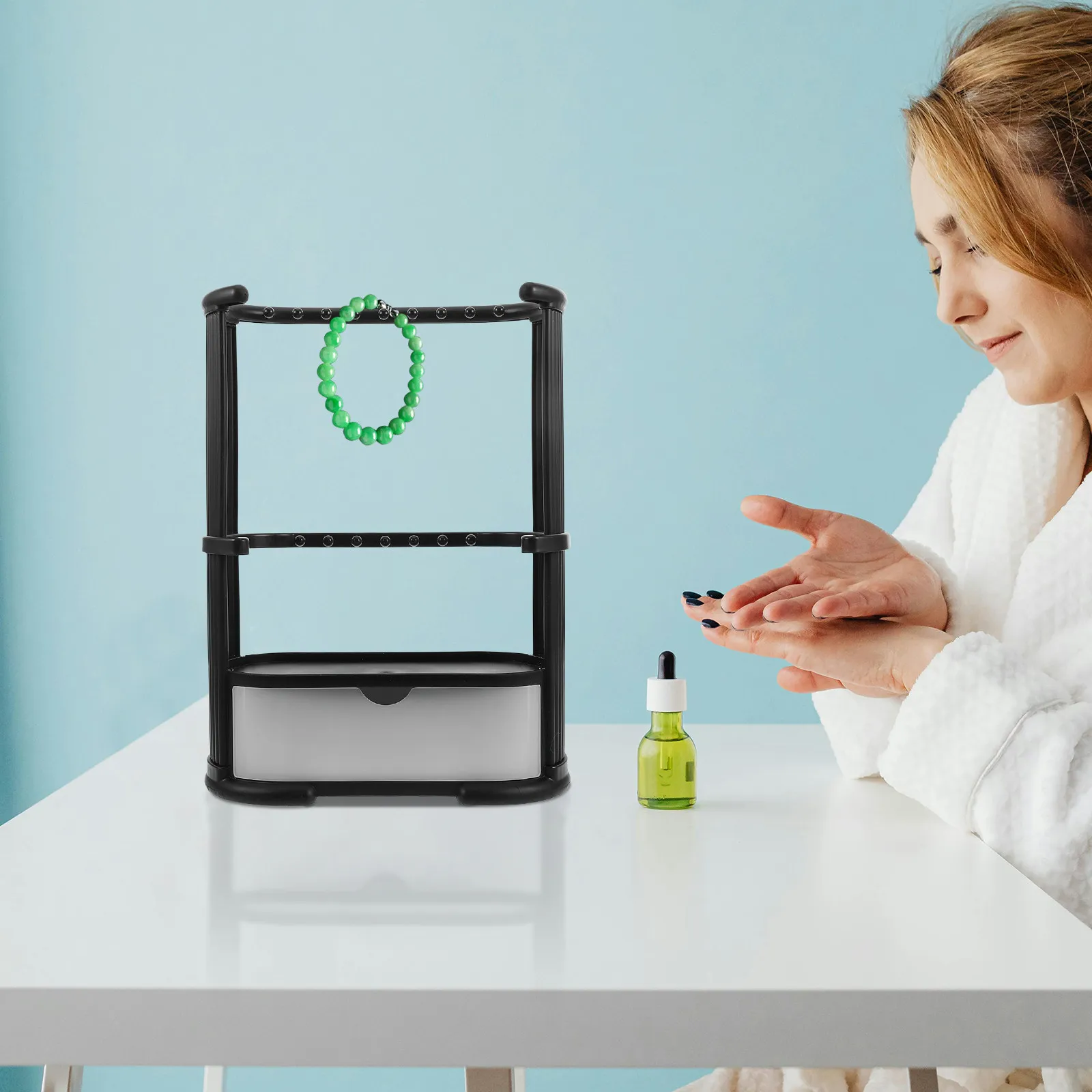 

Элегантная многофункциональная подставка для хранения украшений: органайзер для серег, колец, ожерелий, браслетов для дома, магазина, выставки