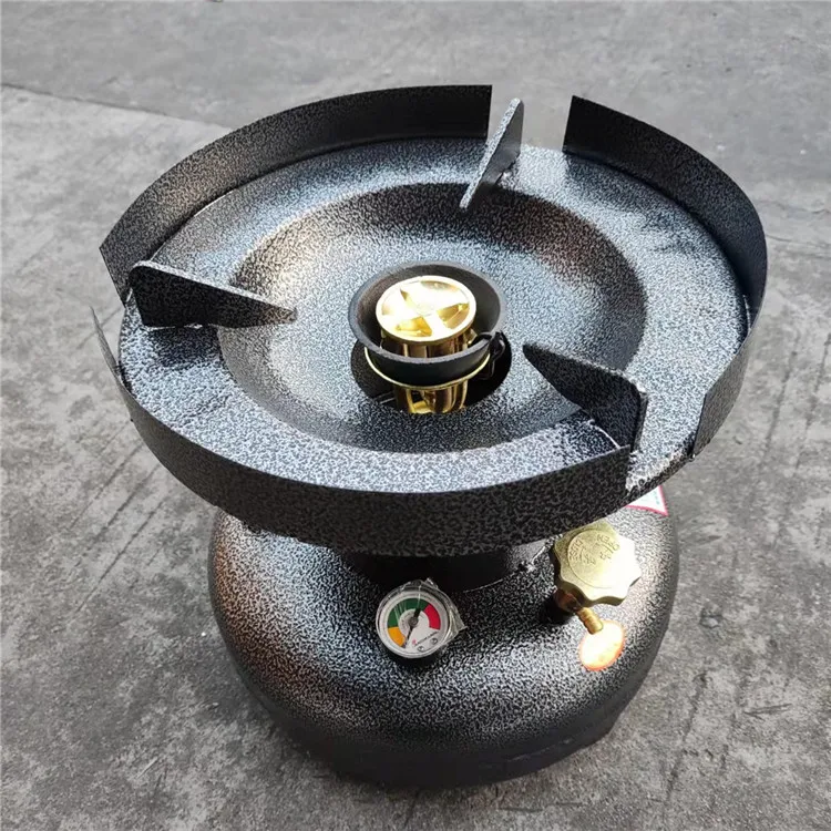 Wind-proof integrated diesel vaporizing oil portable outdoor cassette kerosene camping stove