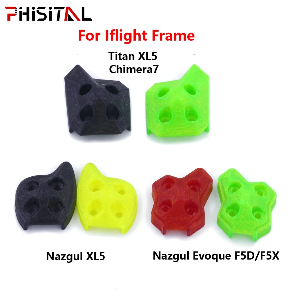 3D printed TPU Arm Guard/Pad Soft TPU protection DIY parts for iflight Nazgul Evoque F5D/F5X/Titan XL5 RC Drone Part