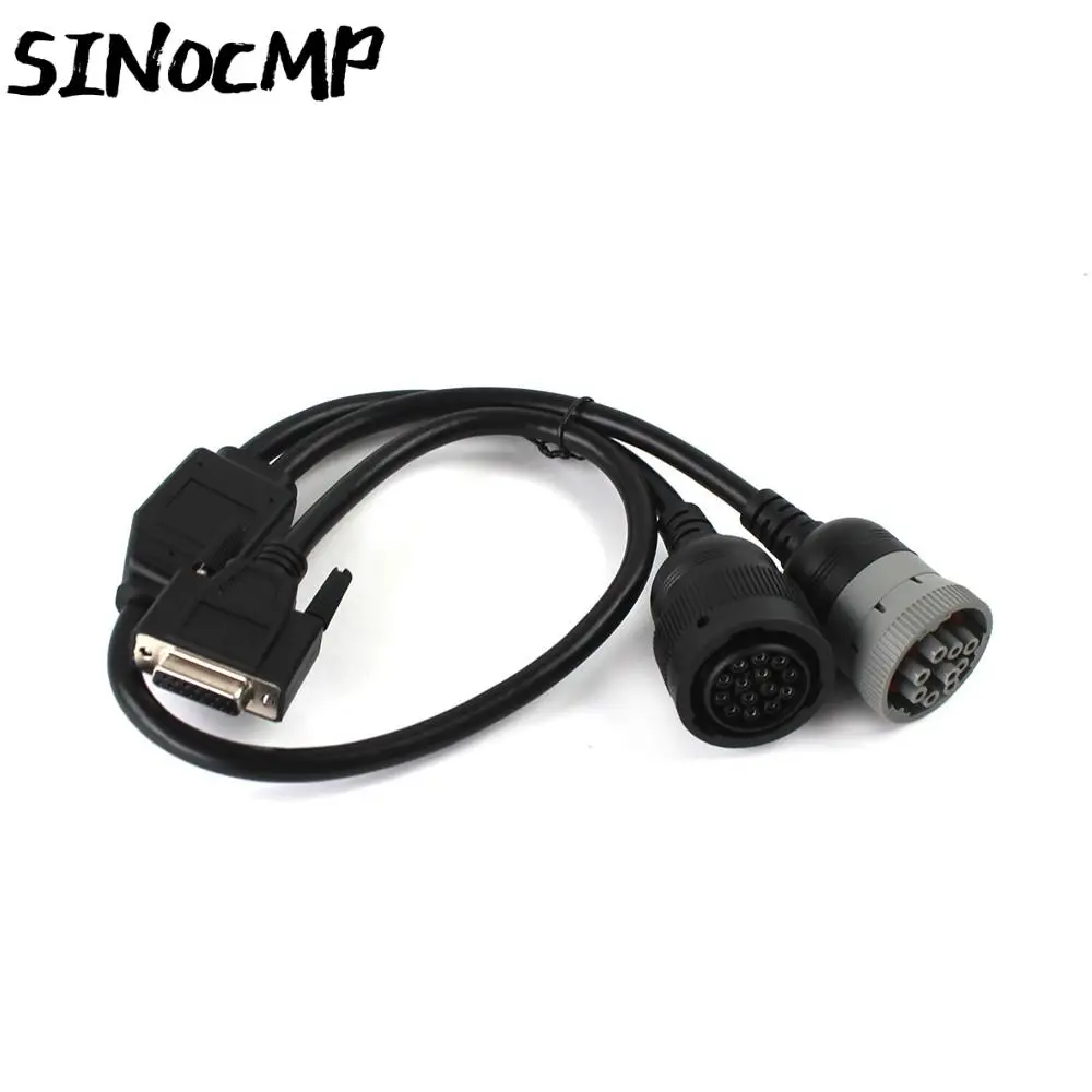 

1 Pc Split Y Service Cable 17-7485 9-pin & 14-pin For Cat Diagnostic Adapter Tool ET-3 ET-III COMS 4 Connector Cable Parts