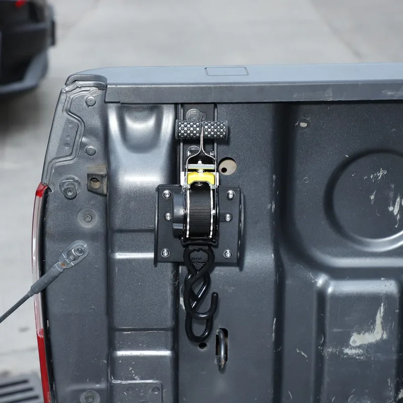 

For 2016-2023 Nissan Titan Cargo Strap Ratchet Tensioner Freight Fixed Tightener Tighten Rope Modification Car Accessories