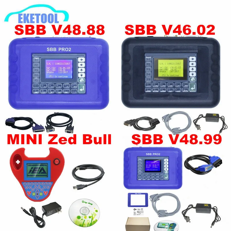 

Newest V48.99 SBB V48.88 SBB PRO2 Supports New Cars Multi-Language No Tokens Supports For Toyota G Chip MINI Zed Bull