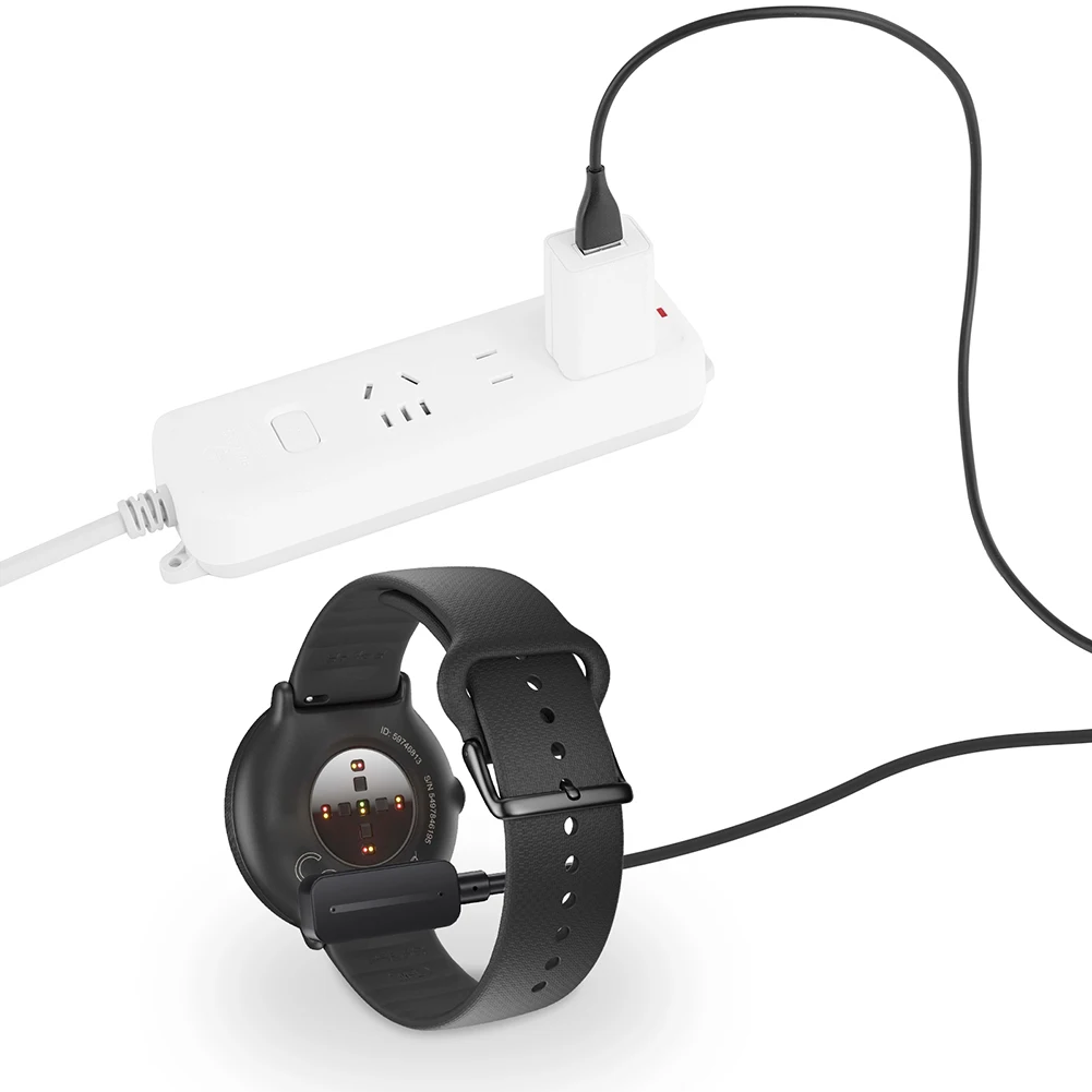 

Магнитный USB-кабель для зарядки, 1 м, шнур для зарядки, 2-контактный адаптер для зарядного устройства, сменный кабель для зарядного устройства для Polar Pacer/Pacer Pro