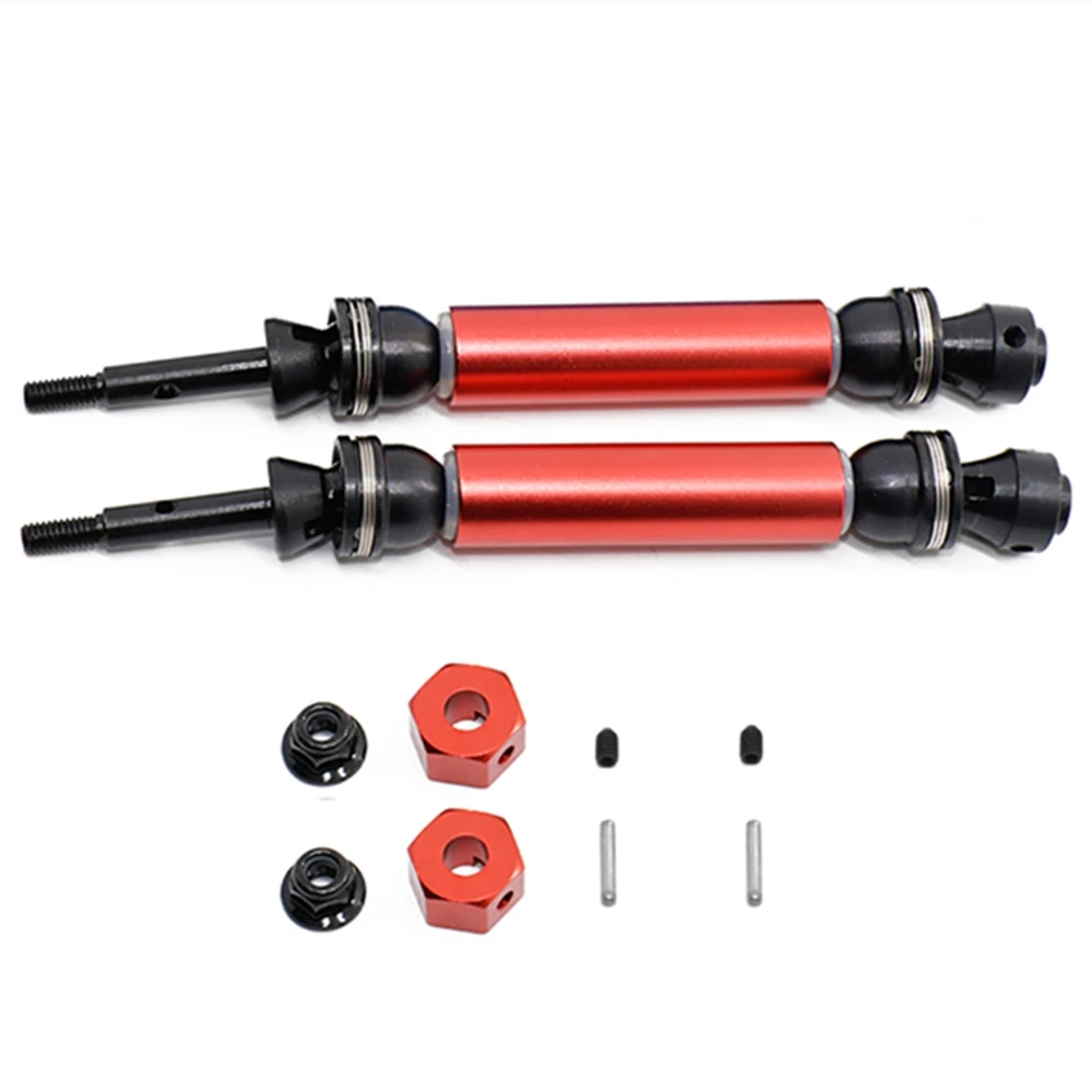 2Pcs Rear Drive Shaft CVD for 1/10 ECX 2WD Series Ruckus Torment Axe Brutus Circuit AMP RC Car Upgrade