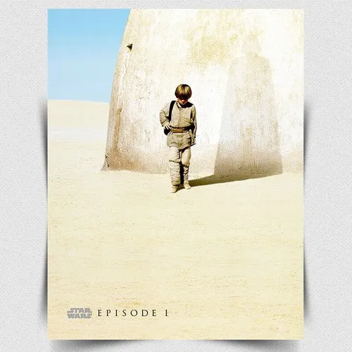 Эпизод I The Phantom Menace METAL PLAQUE WALL SIGN Алюминиевый плакат-Алюминий
