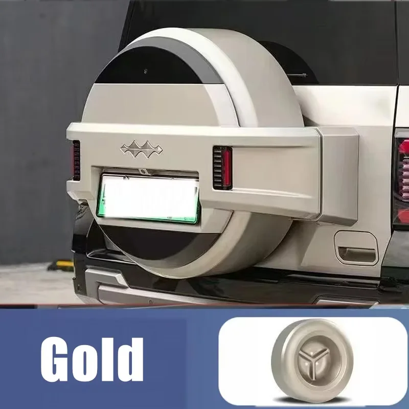 All-Inclusive ABS Spare Tire Cover Tailgate Protector Accessories For BYD Leopard 8 2024-2025 Auto Exterior Modification
