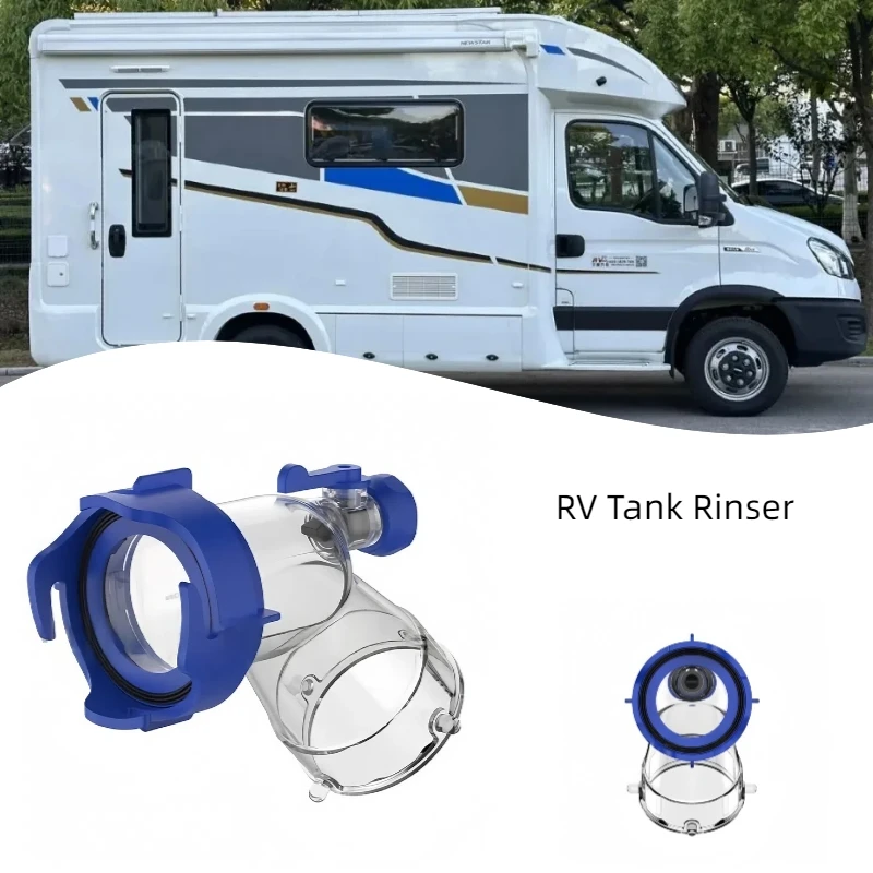Camco Rhino Blaster RV Tank Rinser With Backflow Preventer For Toilet And Waste Tank Cleaning Camper Accessories