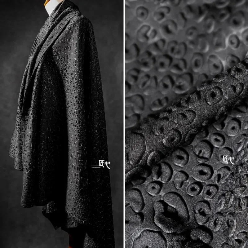 

Воздушный слой ткани с тиснением, утолщенный космический хлопок, креативная куртка, дизайнерская одежда, ткань для шитья своими руками, полиэстер, материал