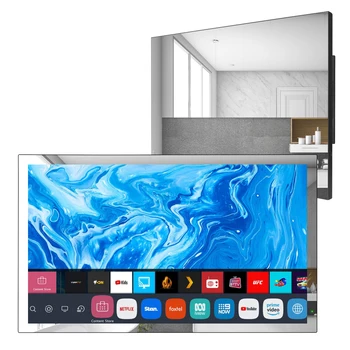 Soulaca-Smart Mirror TV para Banheiro, WebOS Dolby FHD, Controle Remoto Mágico, Controle de Voz, Alto-falantes Embutidos, Wi-Fi, 24