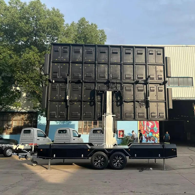 High Resolution P5 P6 Mobile Trailer Led Sign Display Screen for Advertising Led Display Screen Sign