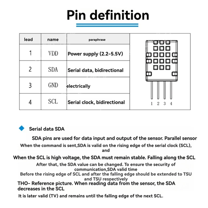 Module de capteur de température et d'humidité DHT20, sortie de Signal numérique IIC, capteur d'humidité, Compatible Arduino, remplace DHT11