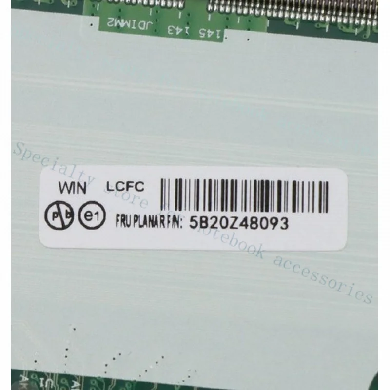 A++For Lenovo ThinkPad T15p Gen 1 5B20Z48093 i5-10400H Laptop Motherboard