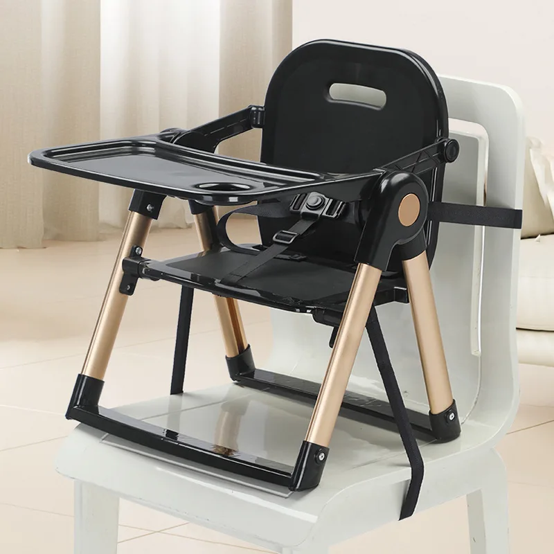 مقعد معزز للسفر من البلاستيك متعدد الوظائف، كرسي مرتفع لإطعام الأطفال، كراسي عالية