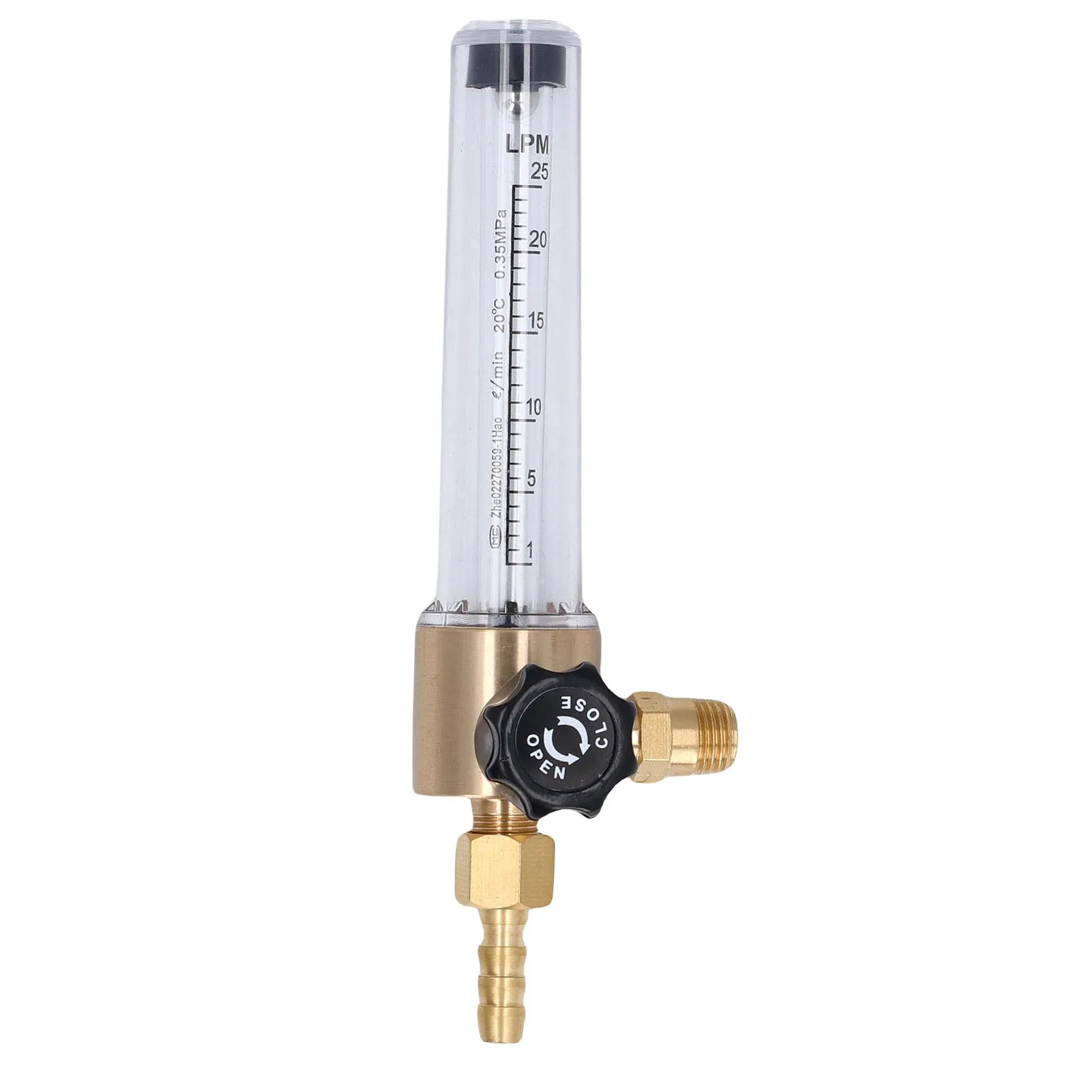 

Регулятор расходомера газа Газовый счетчик NPT1/4-18 Коническая резьба Точная конструкция Регулятор газа 1-25 л для промышленности
