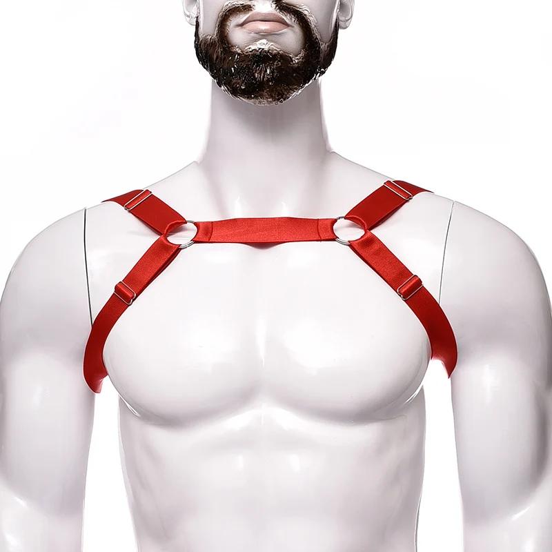 Men Body Sexy Lingerie Neck Backles Underwear Mankini Crop Top Adjustable Bondage Body Harness Cage Sexy Jockstrap Costume