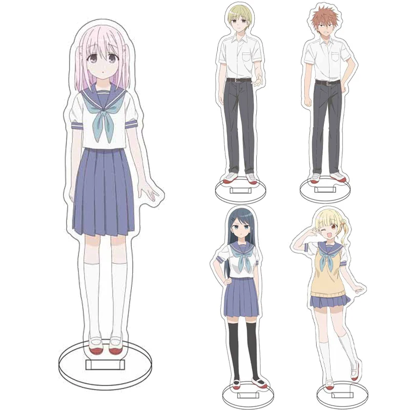 Figurines Anime 16CM : Kashiwada Inexpressif et Oota Expressif ‌ ‌ Figurine Kashiwada-san Oota-kun en acrylique, ornements et cadeaux