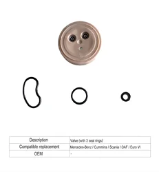 Terugslagklep - OE # A 0001407878   A 0001405378   Pompaccessoire voor ADblue-pomp voor Mercedes-Benz / Ecorfit